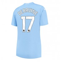 Dámy Fotbalový dres Manchester City Kevin De Bruyne #17 2023-24 Domácí Krátký Rukáv